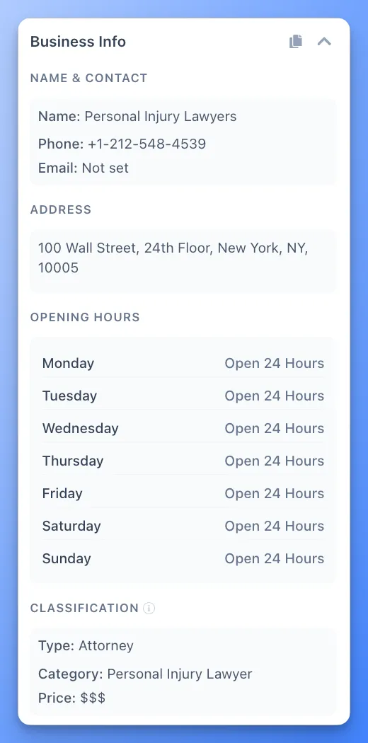 Brand Foundation LocalBusiness Schema Generator