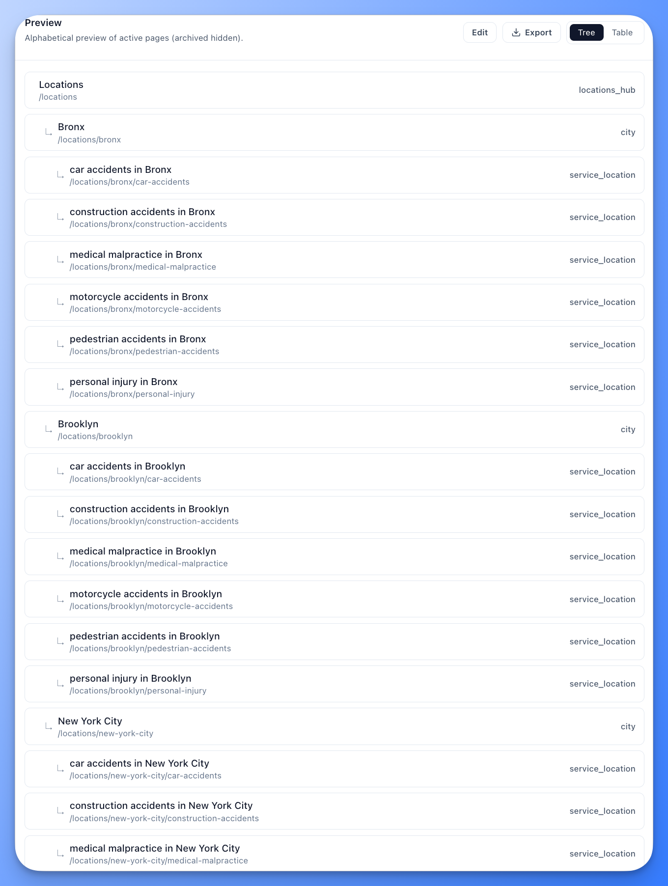 Site Architecture Planner Preview